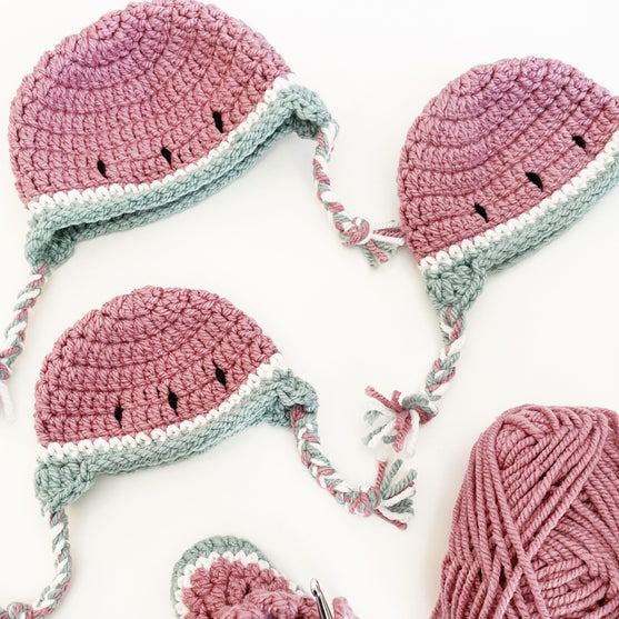 

Wintermelons - Baby beanie en sloffen
2