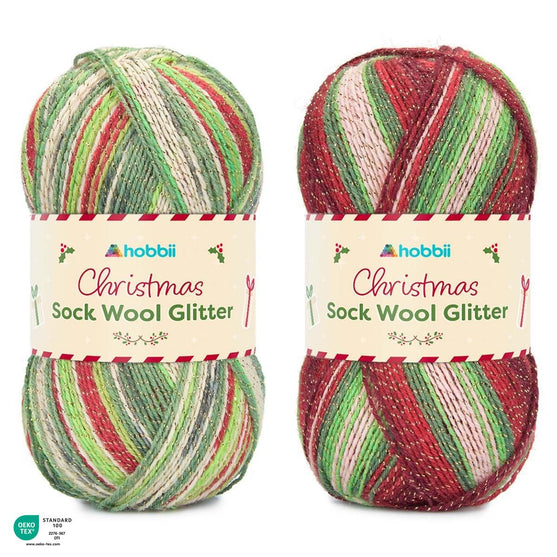 

Christmas Sock Wool Glitter (Limited Edition) - Hobbii
1
