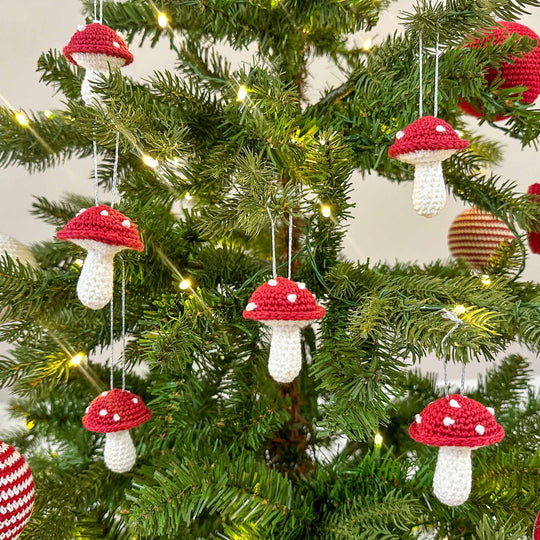Topling Paddenstoel - Kerstdecoratie