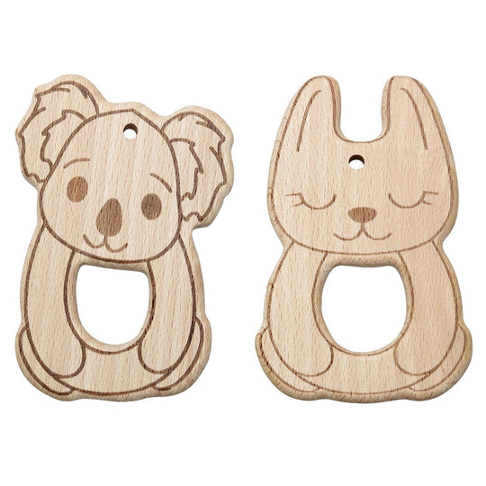Bijtring van hout - Go Handmade