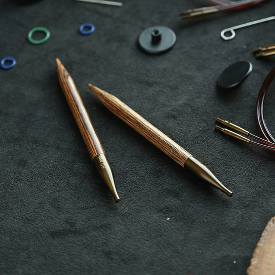 

Ginger - Korte Verwisselbare Rondbreinaalden - Berken - KnitPro
6