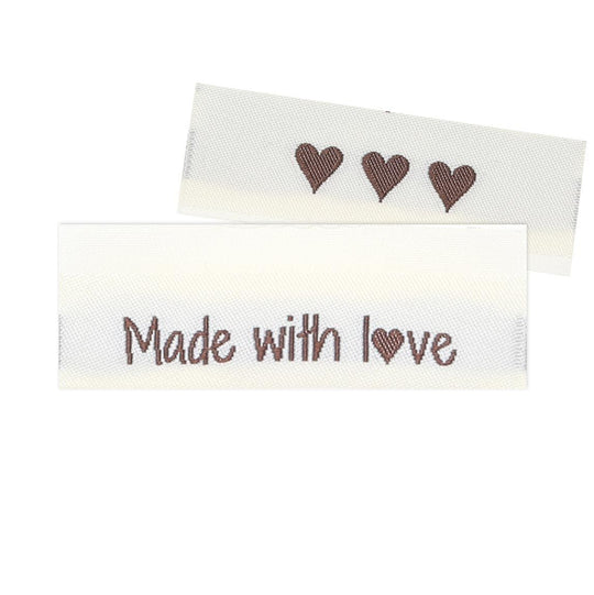 10 Labels - Made with love - Go Handmade