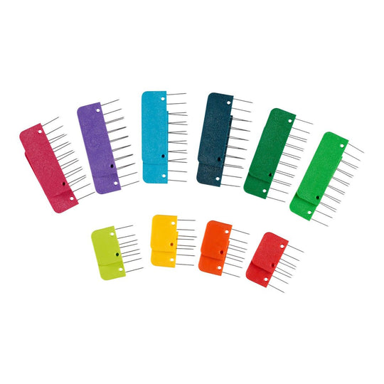 Rainbow Brei Blokkers - Kam voor Breiblokken - KnitPro