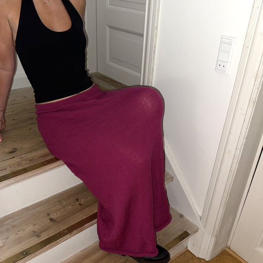 Maxirok met lage taille