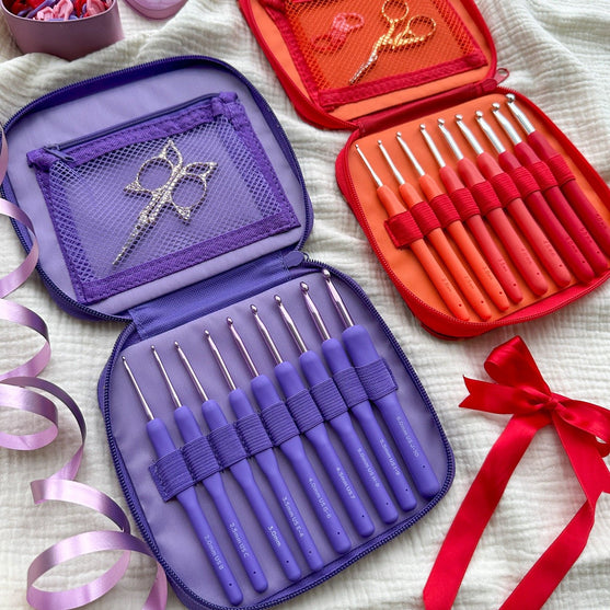 

Cosmo Haaknaaldenset - 9 maten - Wisteria - Hobbii
9