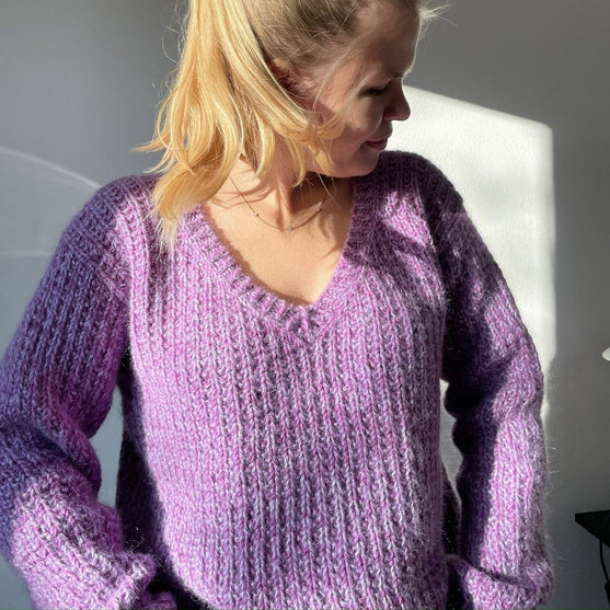 

Easy Evening Sweater - V-hals editie
1