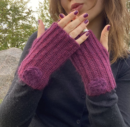 Frozen Rose - Polswarmers