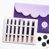 

J'Adore Cubics Deluxe verwisselbare rondbreinaaldenset - KnitPro
2