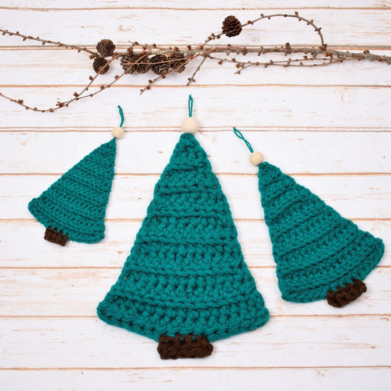 

Kerstboom met kraal in top
2