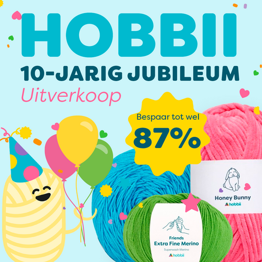 We vieren Hobbii's 10-jarig jubileum met WILDE prijzen🎈🥳
