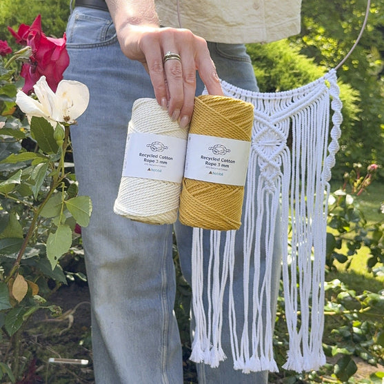 

Recycled Cotton Rope (3 mm) - Hobbii
2