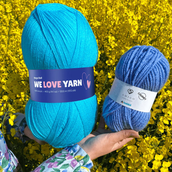 

Mega Ball 400 g - We Love Yarn
3