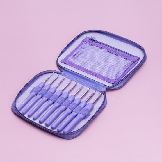 

Cosmo Haaknaaldenset - 9 maten - Wisteria - Hobbii
3
