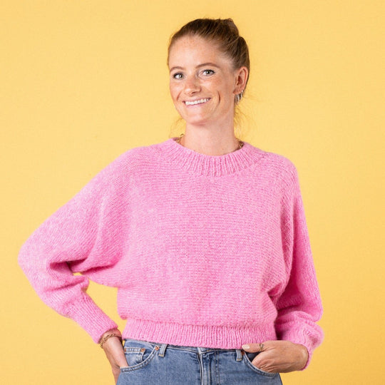 Kort Overdwars - Sweater - Pink Collection