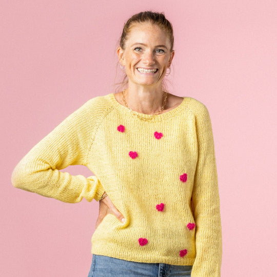 Pink Heart - Trui - Pink Collection