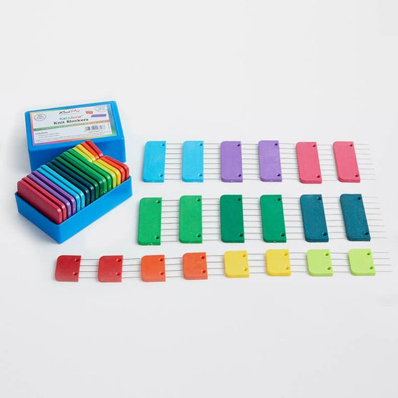 

Rainbow Brei Blokkers - Kam voor Breiblokken - KnitPro
3