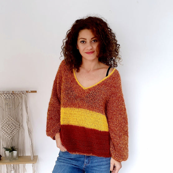 

Rusty Gold Sweater
1