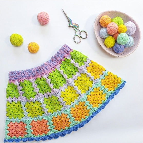 

Granny Square Rok - Kinderen
1