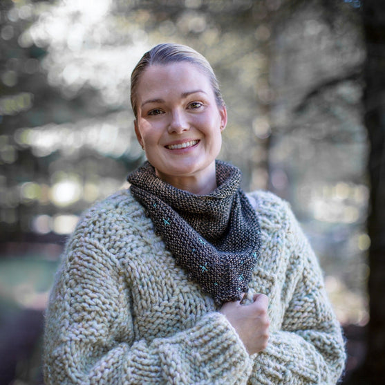 

4e adventszondag - Breien - Snowflake - Sjaal
6