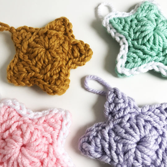 Padded Stars - Kerstdecoratie