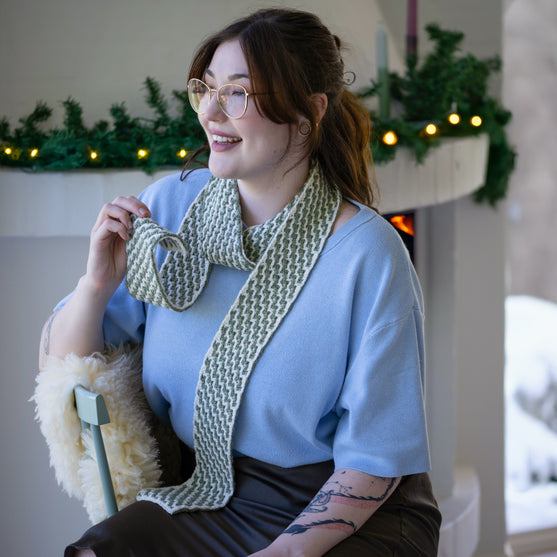 

1e adventszondag - Haken - Steppingstone - Sjaal
2