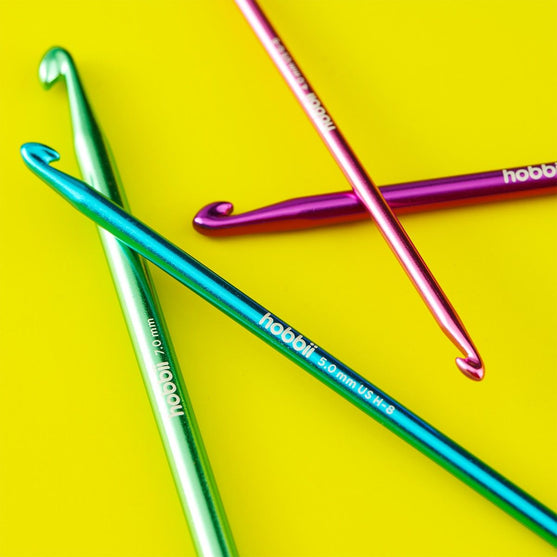 

Dubbele Tunische haaknaaldenset 'Alu' - 28 cm - Hobbii
5