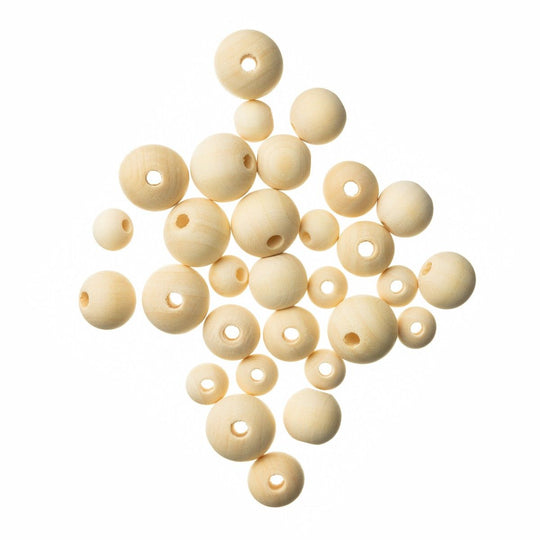 Houten kralen - Mix - Hobbii