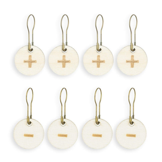 Markeringen voor meer- en minderingen +/- - Hobbii