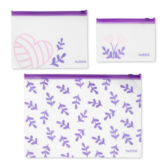 Zipper Bags (3 stuks) - Hobbii