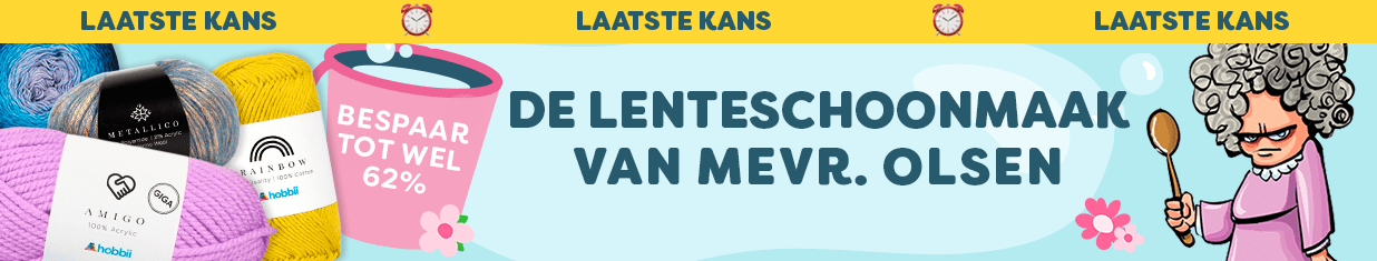 De lenteschoonmaak van Mevr. Olsen