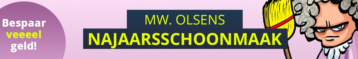 Mw. Olsens najaarsschoonmaak 2018